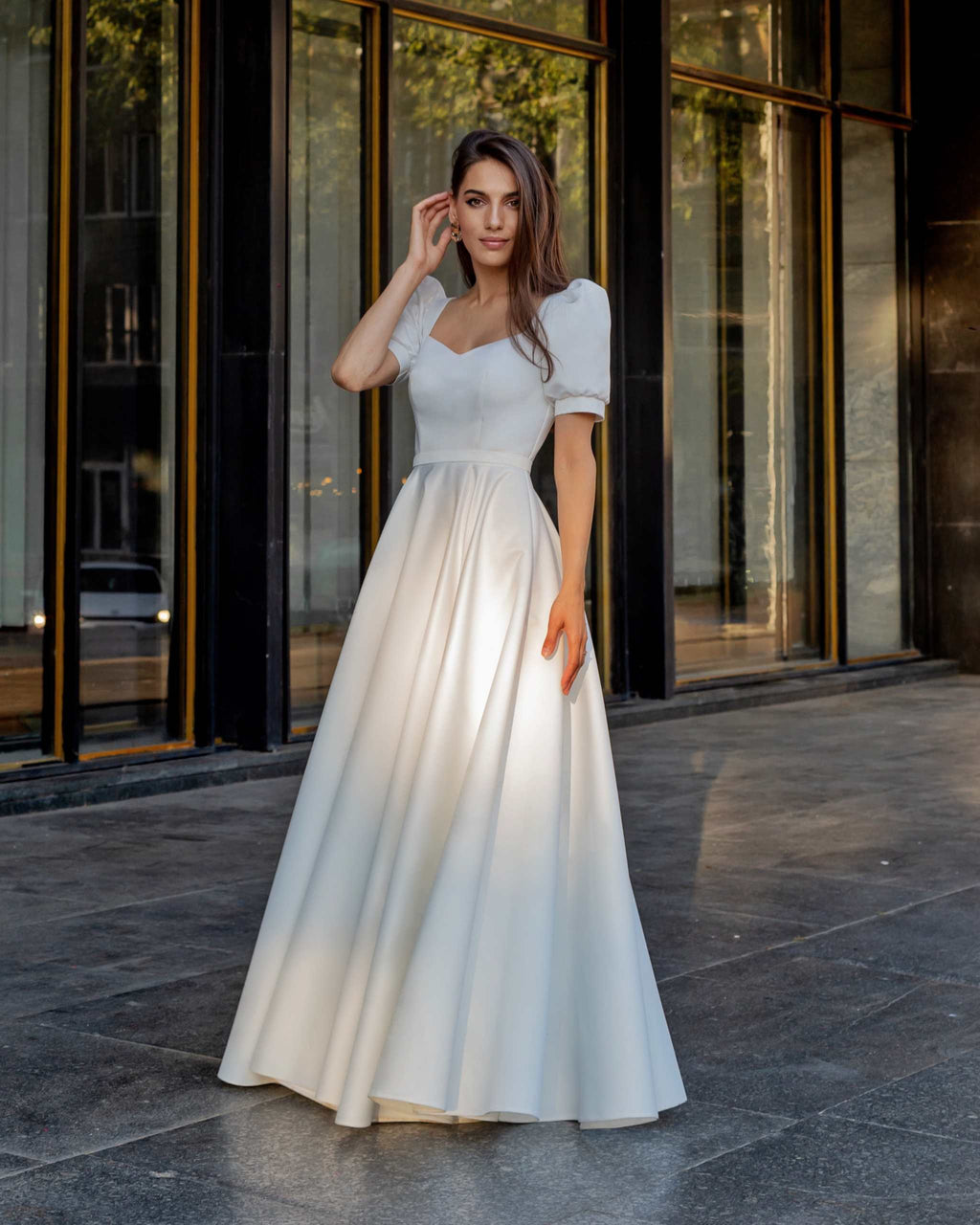 FINESSE, rochie de mireasă A-line cu talia evidențiată