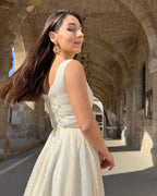 Rochie eleganta din dantelă A-line pentru evenimente speciale.