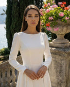 Robe de mariée simple et élégante A-line