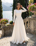 Robe de mariée simple et élégante A-line